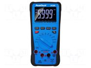 Digital multimeter; USB; LCD; 3 5/6 digits (5999); 201x101x68mm PEAKTECH