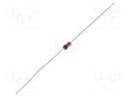 Diode: Zener; 0.5W; 4.7V; 5mA; reel,tape; DO35; single diode TAIWAN SEMICONDUCTOR