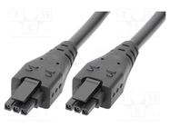 Cable; Micro-Fit 3.0; female; PIN: 3; Len: 3m; 8.5A; Insulation: PVC MOLEX