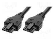 Cable; Micro-Fit 3.0; female; PIN: 5; Len: 2m; 8.5A; Insulation: PVC MOLEX