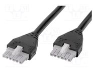 Cable; Mini-Fit Jr; female; PIN: 6; Len: 0.5m; 6A; Insulation: PVC MOLEX
