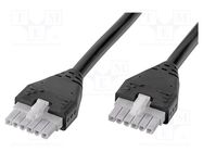 Cable; Mini-Fit Jr; female; PIN: 6; Len: 2m; 6A; Insulation: PVC MOLEX