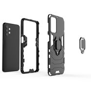 Ring Armor tough hybrid case cover + magnetic holder for Samsung Galaxy A33 5G black, Hurtel