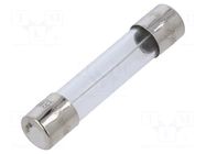 Fuse: fuse; 250mA; 250VAC; time-lag; glass; 6.3x32mm; TSA; brass OPTIFUSE