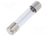 Fuse: fuse; 500mA; 250VAC; time-lag; glass; 6.3x32mm; TSA; brass OPTIFUSE