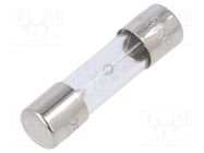 Fuse: fuse; time-lag; 7A; 250VAC; glass; 5x20mm; brass; TSC; bulk OPTIFUSE