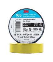 TAPE, PVC, 19MM X 18M, YELLOW