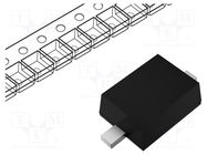 Diode: Zener; 0.2W; 6.2V; 5mA; SMD; reel,tape; SOD323F; single diode TAIWAN SEMICONDUCTOR