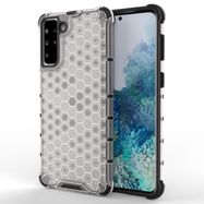 Honeycomb case armored cover with a gel frame for Samsung Galaxy S22 + (S22 Plus) transparent, Hurtel