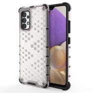 Honeycomb case armored cover with a gel frame for Samsung Galaxy A13 5G transparent, Hurtel