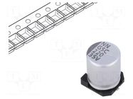 Capacitor: electrolytic; SMD; 220uF; 35VDC; ±20%; -55÷105°C; GSC VISHAY