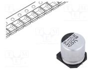 Capacitor: electrolytic; SMD; 100uF; 63VDC; ±20%; -55÷105°C; 2000h VISHAY