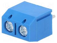 Connector: PCB terminal block; terminal; 16A; 250V; angled 90° XINYA
