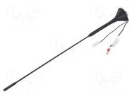 Antenna; car top; 0.4m; AM,FM; universal; 1.8m; 12VDC CALEARO