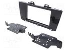 Radio frame; Subaru; 2 DIN; black METRA