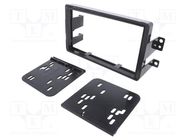 Radio frame; Nissan; 2 DIN; matt black METRA