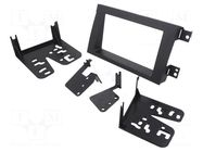 Radio frame; Honda; 2 DIN; grey (dark) METRA