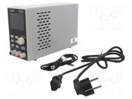 Power supply: programmable laboratory; Ch: 1; 0÷60VDC; 0÷10A; 200W OWON