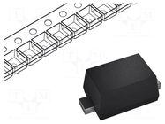 Diode: Zener; 0.5W; 3.3V; SMD; reel,tape; SOD523F; single diode ONSEMI