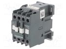 Contactor: 3-pole; NO x3; Auxiliary contacts: NO; 24VAC; 12A; 690V SCHNEIDER ELECTRIC