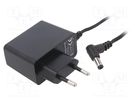 Power supply: switched-mode; mains,plug; 5VDC; 2A; 10W; Plug: EU ESPE
