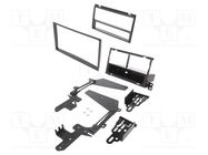 Radio frame; Nissan; 1 DIN,2 DIN; black METRA