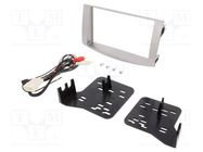 Radio frame; Toyota; 2 DIN; silver METRA