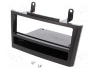 Radio frame; Nissan; 1 DIN; black 