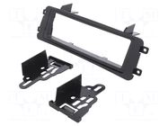 Radio frame; Mitsubishi; 1 DIN; black METRA