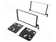 Radio frame; Ford,Lincoln; 2 DIN; black 