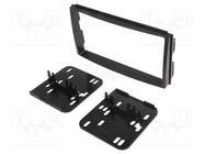 Radio frame; Kia; 2 DIN; black 