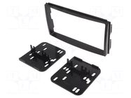 Radio frame; Kia; 2 DIN; black METRA