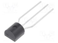 Transistor: NPN; bipolar; 45V; 0.8A; 0.625W; TO92 ONSEMI