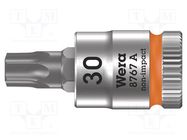 Socket; socket spanner; TX30; 1/4"; 28mm; Bit: Torx® WERA