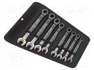 Wrenches set; combination spanner,with ratchet; Joker 6000 WERA