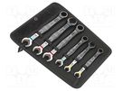 Wrenches set; combination spanner,with ratchet; Joker 6000 WERA