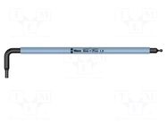 Wrench; Hex Plus key,spherical; HEX 1.5mm; Overall len: 90mm WERA