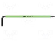 Wrench; Hex Plus key,spherical; HEX 2.5mm; Overall len: 112mm WERA