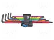 Wrench-set; Torx®; TX8,TX9,TX10,TX15,TX20,TX25,TX27,TX30; 9pcs. WERA