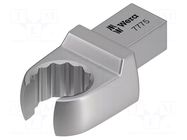 Wrench tip; torque,flare nut wrench; Spanner: 17mm; 7775 WERA