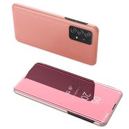 Clear View Case flip cover for Samsung Galaxy A73 pink, Hurtel