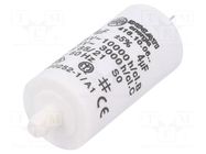 Capacitor: polypropylene; motors, run; 4uF; 475VAC; Ø28x55mm; ±5% DUCATI ENERGIA