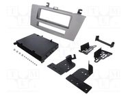 Radio frame; Toyota; 1 DIN; silver 