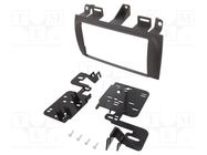 Radio frame; Cadillac; 2 DIN; black 