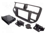 Radio frame; Kia; 1 DIN; charcoal METRA