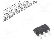 IC: comparator; low-power; Cmp: 1; 1.3us; SMT; SOT25; reel,tape; 50nA TAIWAN SEMICONDUCTOR