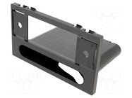 Radio frame; Honda; 1 DIN; black METRA