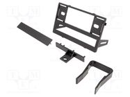 Radio frame; Honda; 1 DIN; black 