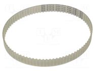 Timing belt; T5; W: 16mm; H: 2.2mm; Lw: 410mm; Tooth height: 1.2mm OPTIBELT