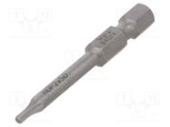 Screwdriver bit; hex key; HEX 2mm; Overall len: 50mm WERA